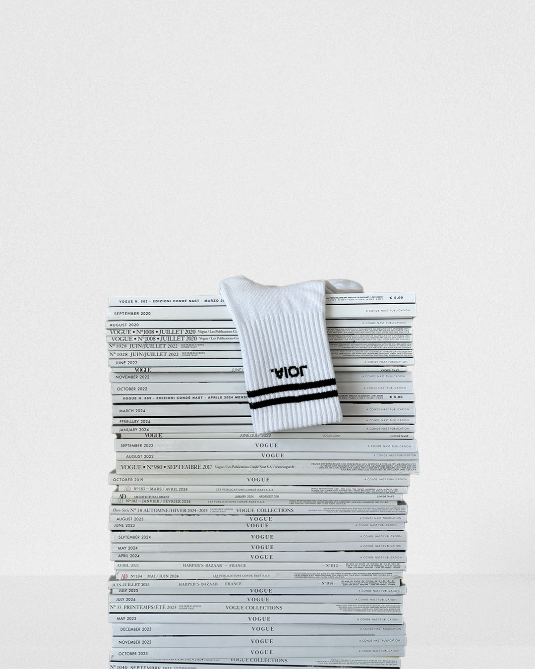 STRIPED SOCKS CLASSIC WHITE
